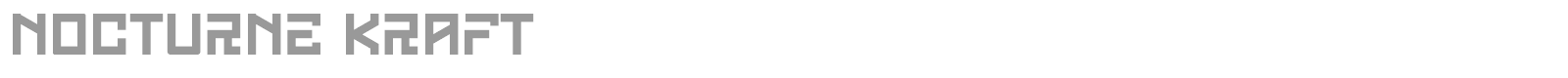 Nocturne Kraft font preview